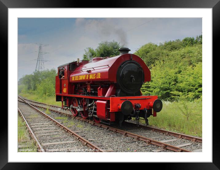 Steam Locomotive No. 401 Thomas Burt (2) Framed Mounted Print by Kevin Maughan