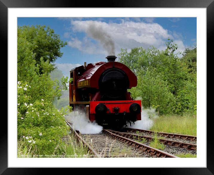 Steam Locomotive No. 401 Thomas Burt (3) Framed Mounted Print by Kevin Maughan