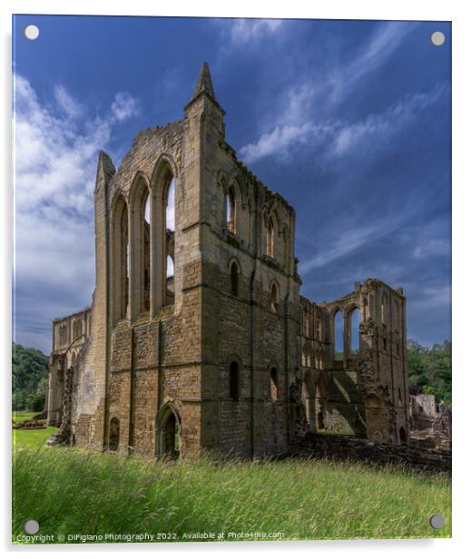 Rievaulx Abbey Acrylic by DiFigiano Photography