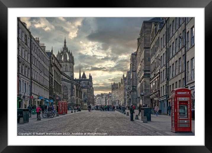 Edinburgh Framed Mounted Print by RJW Images