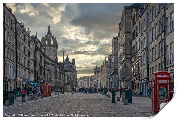 Edinburgh Print by RJW Images