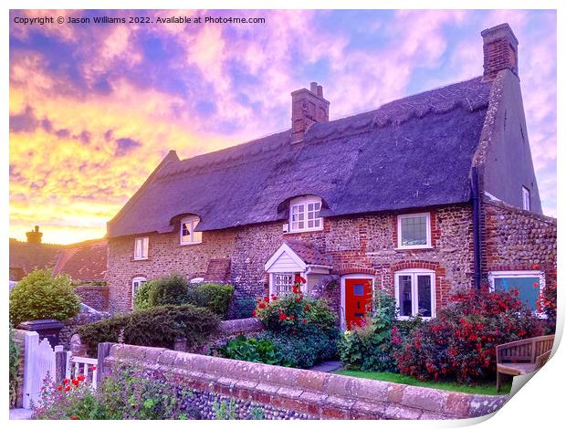 Sunset Cottage  Print by Jason Williams