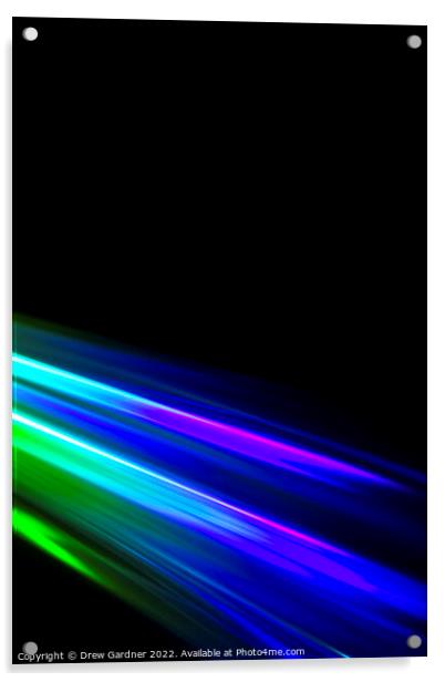 Beams of Prismatic Light Acrylic by Drew Gardner