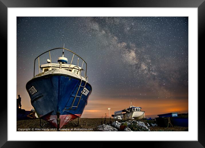 Do boats dream? Framed Mounted Print by Mike Hardy