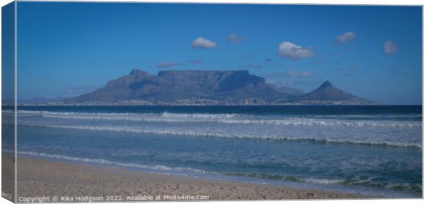 Table Mountain, Cape Town, South Africa  Canvas Print by Rika Hodgson