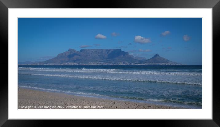 Table Mountain, Cape Town, South Africa  Framed Mounted Print by Rika Hodgson
