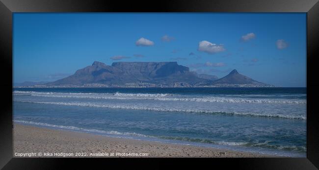 Table Mountain, Cape Town, South Africa  Framed Print by Rika Hodgson