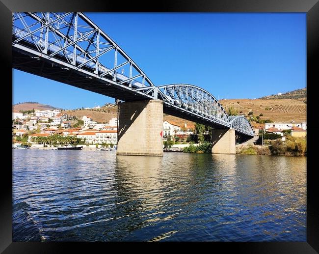 Dom Luís I Bridge Douro River Framed Print by Joyce Hird