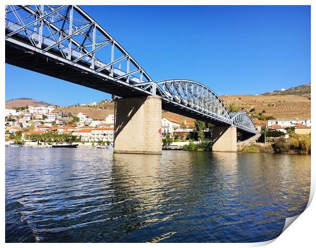 Dom Luís I Bridge Douro River Print by Joyce Hird