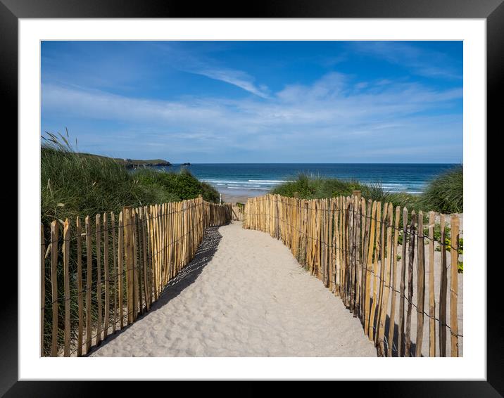 To the Beach Framed Mounted Print by Tony Twyman