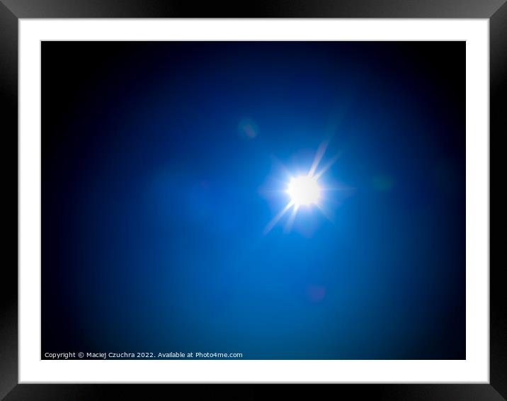 The Sun in the Sky Framed Mounted Print by Maciej Czuchra