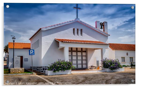 Serene Beauty of Ermida Church Acrylic by RJW Images