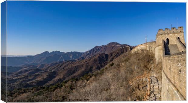 Great Wall of China  Canvas Print by Chris North