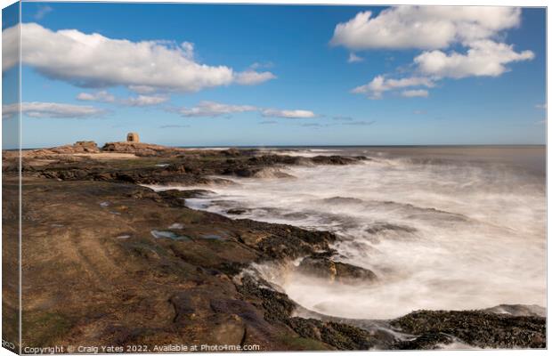  Seahouses Seascape Northumberland. Canvas Print by Craig Yates