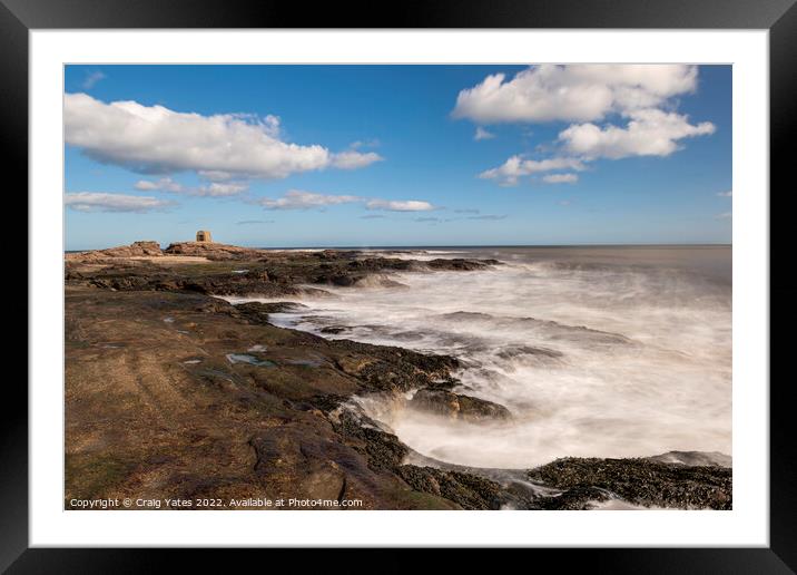  Seahouses Seascape Northumberland. Framed Mounted Print by Craig Yates