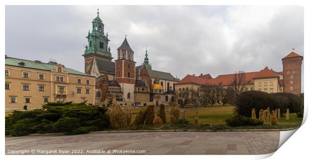 Wawel Castle Complex Krakow Print by Margaret Ryan
