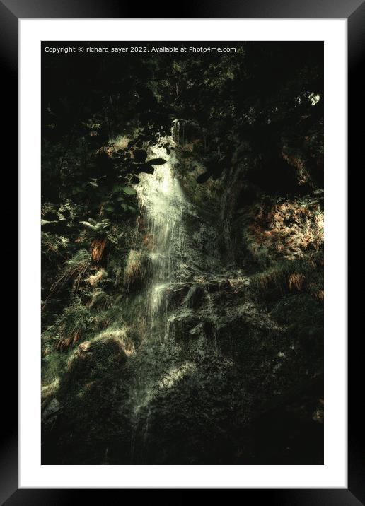Enchanting Mallyan Grotto Framed Mounted Print by richard sayer