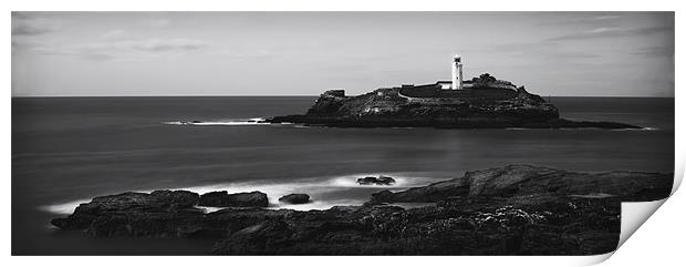 GODREVY LIGHT HOUSE Print by Anthony R Dudley (LRPS)