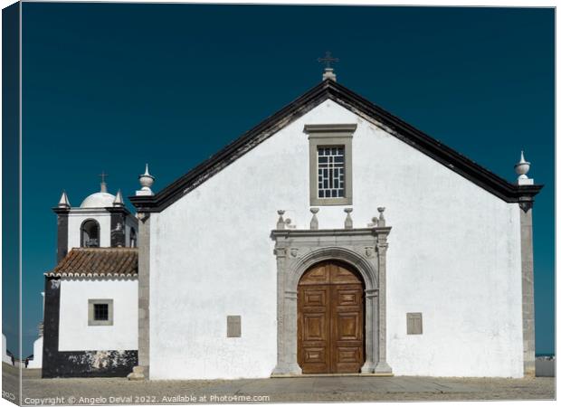 Church of Cacela Velha in Portugal Canvas Print by Angelo DeVal