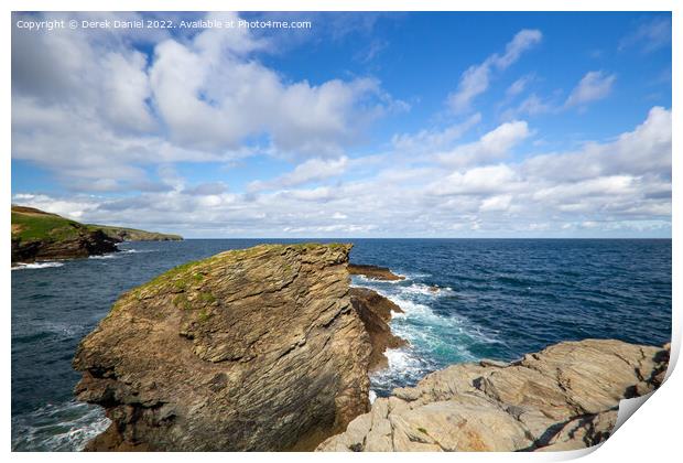 Port Gaverne, Cornwall Print by Derek Daniel