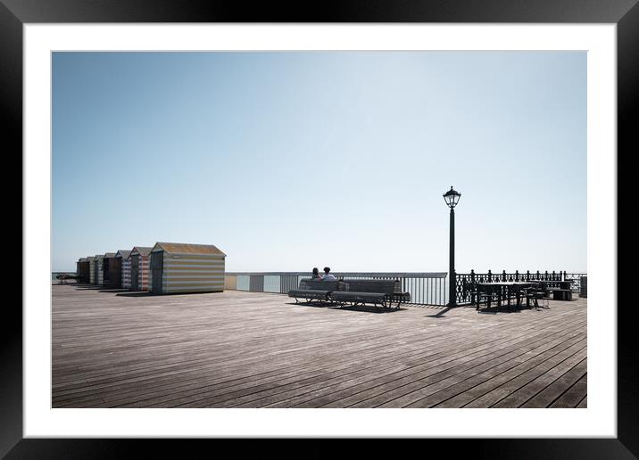 Hastings Pier Framed Mounted Print by Mark Jones