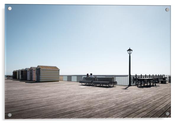 Hastings Pier Acrylic by Mark Jones