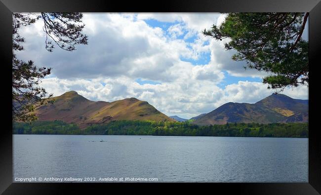 Catbells Lake District Framed Print by Anthony Kellaway
