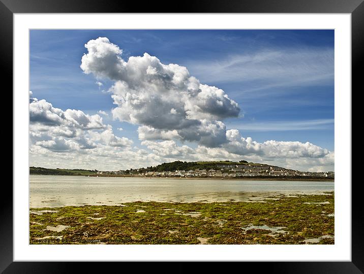 Clouds Framed Mounted Print by Dave Wilkinson North Devon Ph