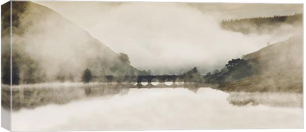 Craig Goch Dam Elan Valley Canvas Print by Ian Collins