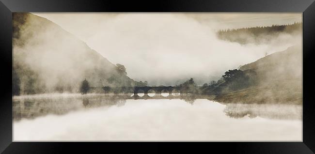 Craig Goch Dam Elan Valley Framed Print by Ian Collins