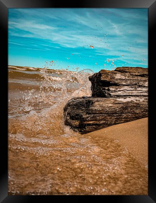 Outdoor oceanbeach Framed Print by Craig Weltz