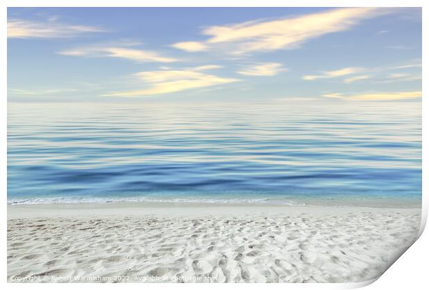 Serenity by the Shore Print by RJW Images