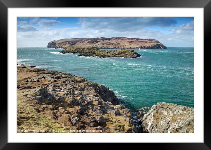 Calf of Man Framed Mounted Print by George Hopkins