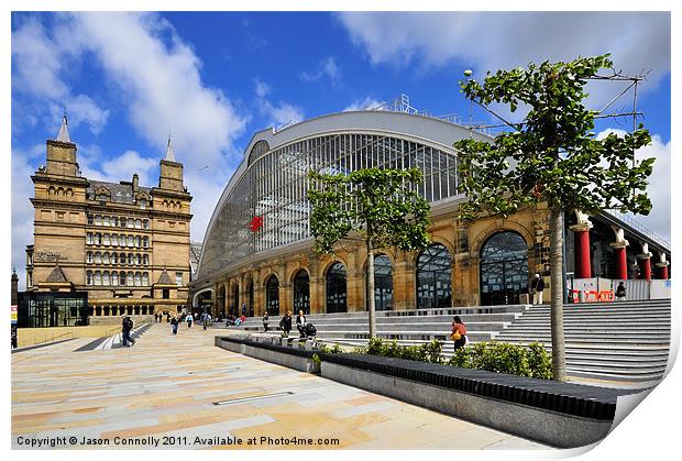 Liverpool Lime Street Print by Jason Connolly