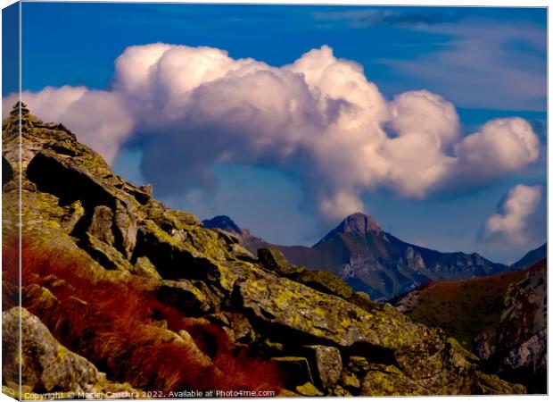 Clouds Over the Tatras Canvas Print by Maciej Czuchra