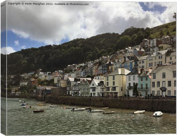 Dartmouth In Devon (2) Canvas Print by Kevin Maughan