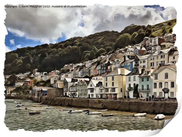 Dartmouth In Devon (3) Digital Art Print by Kevin Maughan