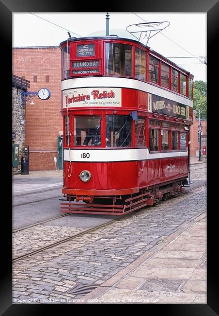 Leeds Tram 180 Framed Print by Rodney Hutchinson