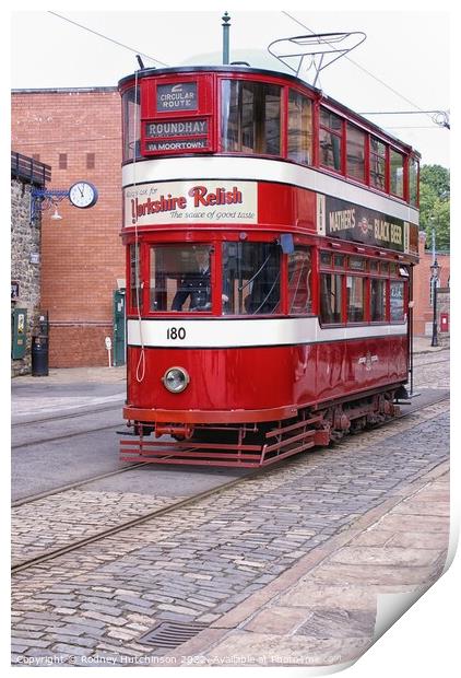 Leeds Tram 180 Print by Rodney Hutchinson