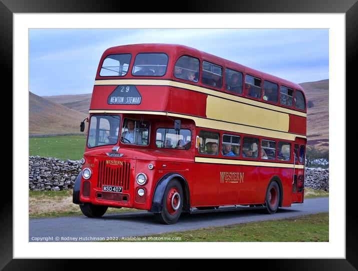 Leyland Titan Bus Framed Mounted Print by Rodney Hutchinson