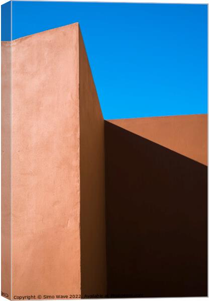 Minimal architectural detail Canvas Print by Simo Wave