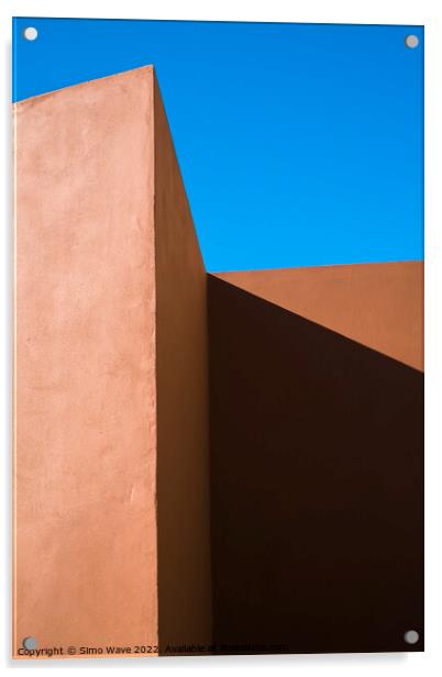 Minimal architectural detail Acrylic by Simo Wave