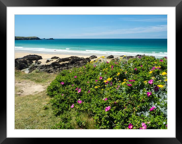 Fistral Beach  Framed Mounted Print by Tony Twyman