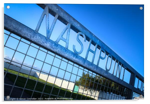 Nash Point, Glamorgan Acrylic by Simon Connellan