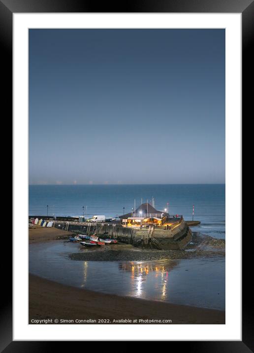Dusk over Broadstairs Framed Mounted Print by Simon Connellan