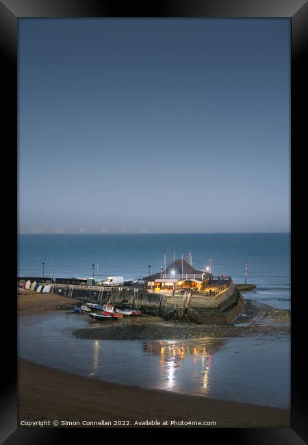 Dusk over Broadstairs Framed Print by Simon Connellan