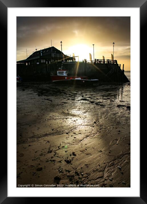Sunrise Broadstairs Framed Mounted Print by Simon Connellan