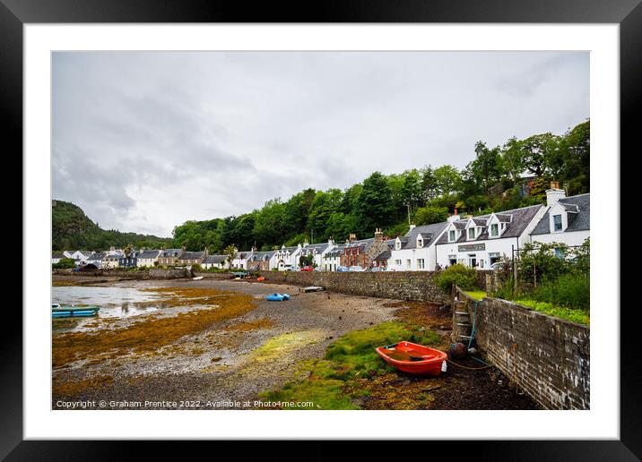 Plockton Waterfront Framed Mounted Print by Graham Prentice
