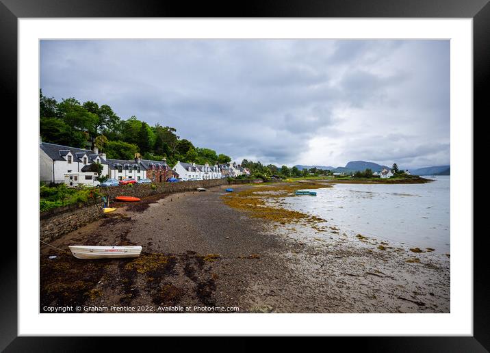 Plockton Waterfront Framed Mounted Print by Graham Prentice