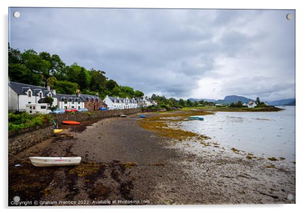 Plockton Waterfront Acrylic by Graham Prentice